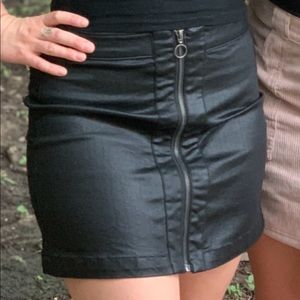 Pleather Skirt